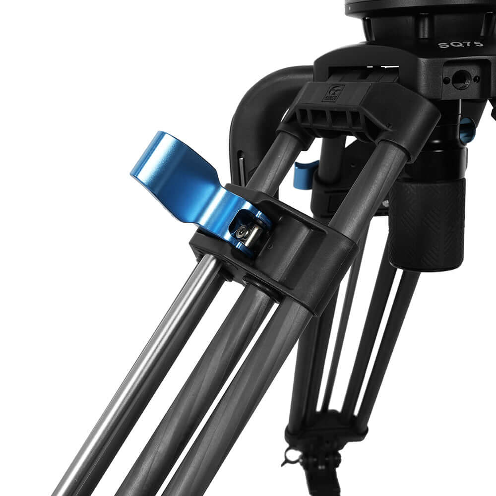 SQ75 Rapid System Heavy Duty Carbon Fiber Video Tripod Kit With VHS-10 Professional Fluid Head 8