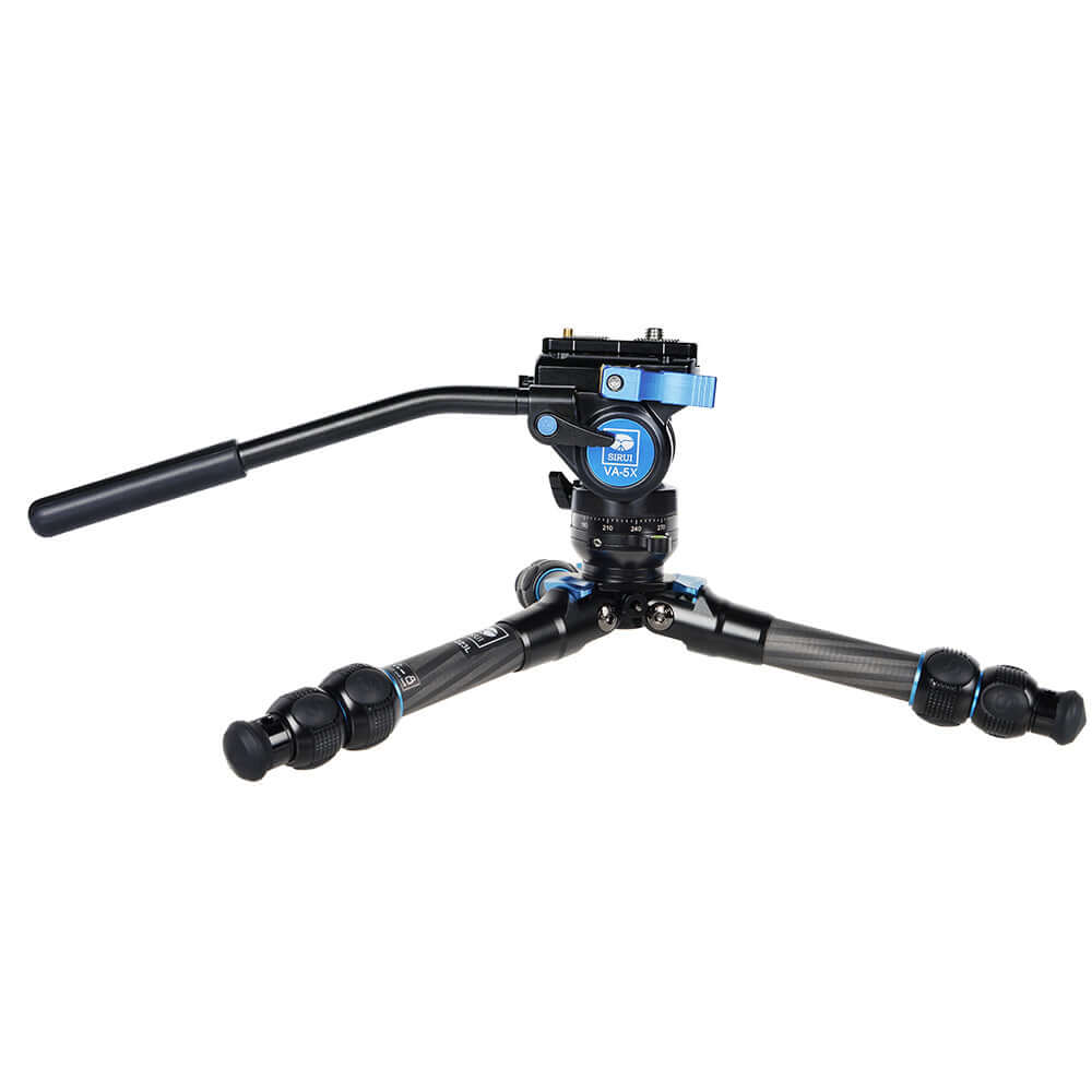 SIRUI Steel Series Video Fluid Tripods Kit AM-223L+VA-5X 4