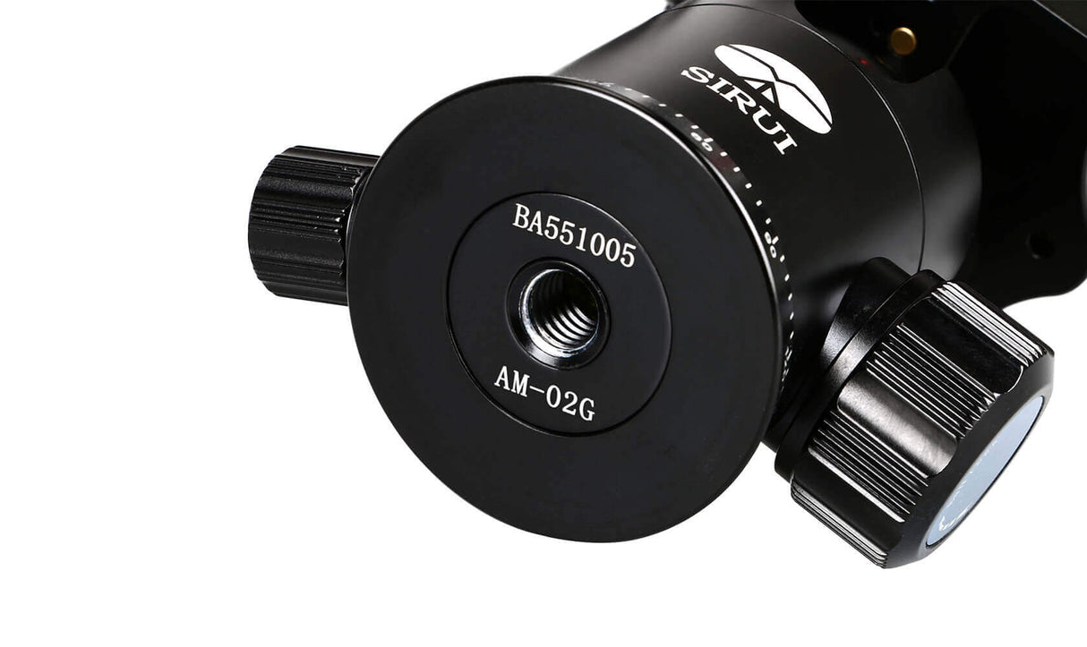 SIRUI AM-02G Ball Head with Quick Release Plate Safety Lock System 4