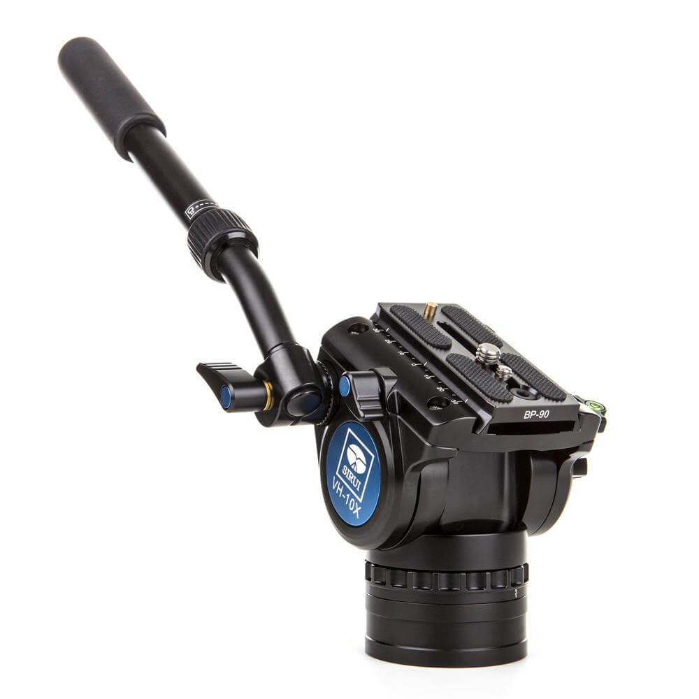 SIRUI P-326SR Multifunction Carbon Monopod with VH-10X Pro Fluid Video Head - PSR Series fluid video head