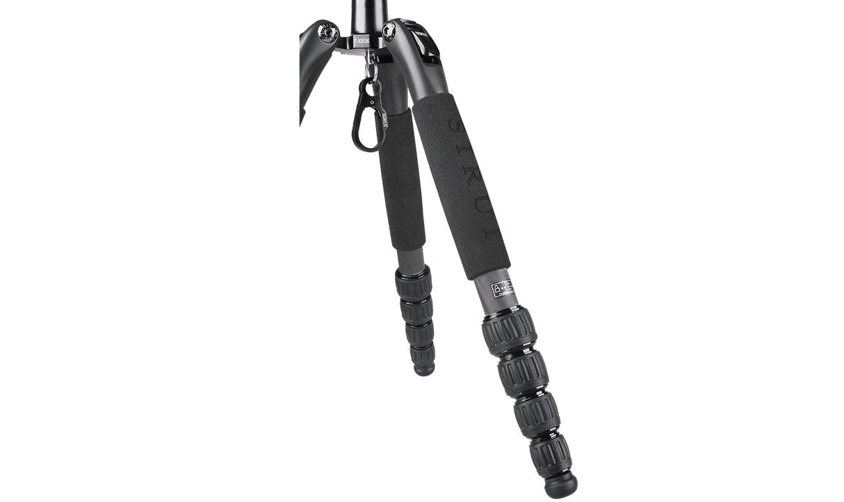 Sirui T-0S Series Travel Tripod with B-00 Ball Head (Black, Carbon Fiber) T-025SK+B-00K 6