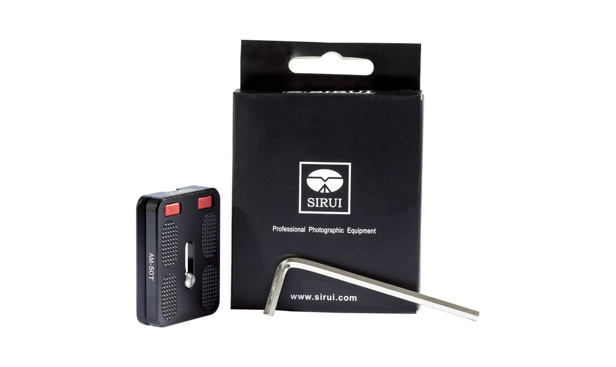 Sirui AM-50T Removable Plate with Sliding Stoppers