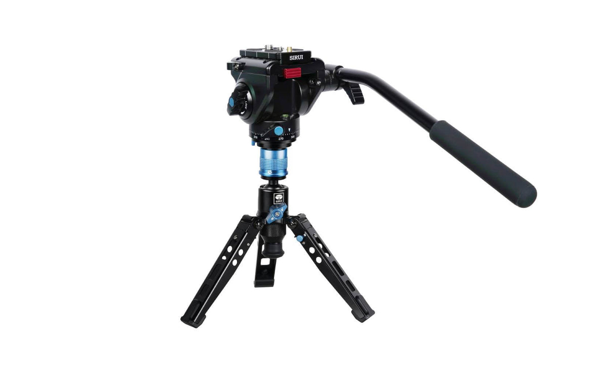 P-424FL/FS 4 Sections Carbon Fiber Monopod+ VA-5 Fluid Head