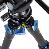 SIRUI Steel Series Video Fluid Tripods Kit AM-223L+VA-5X 10