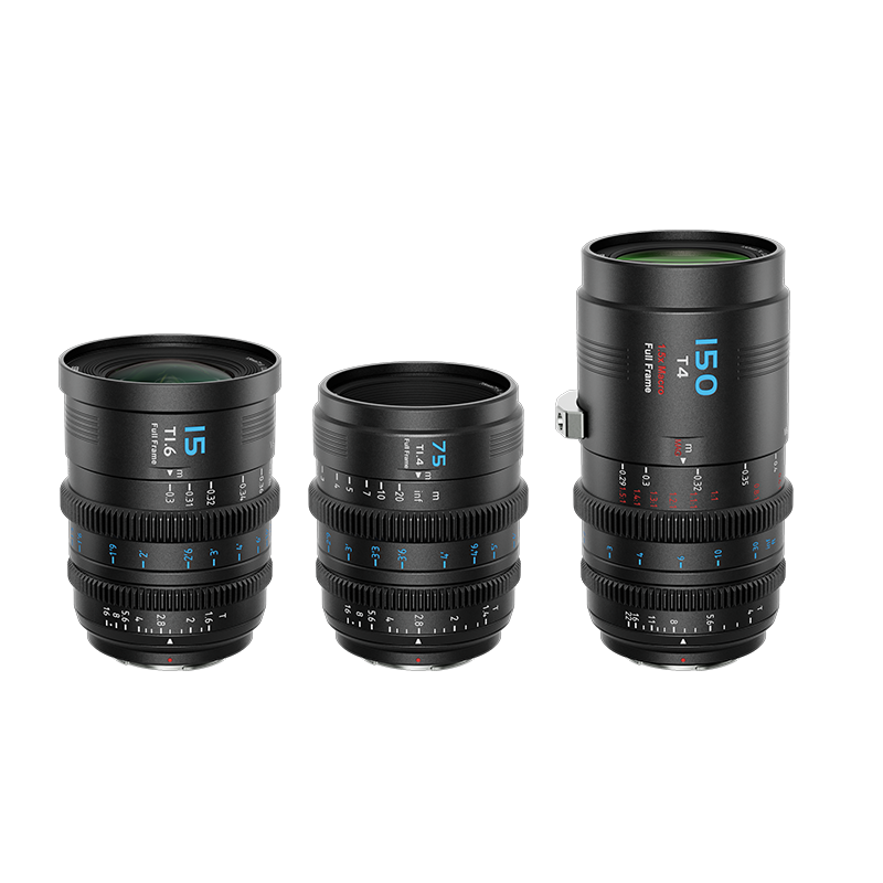 SIRUI Vision Prime 15/75/150mm T1.4 Full-Frame Cine Lens