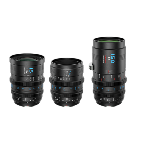 SIRUI Vision Prime 15/75/150mm T1.4 Full-Frame Cine Lens