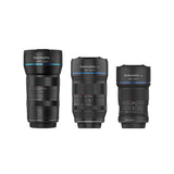 SIRUI 35mm F1.8 1.33x M4/3 Anamorphic Lens displayed alongside other lens options.