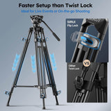 SIRUI Heavy Duty Video Tripod for Camera AVT-11 5