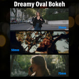 Dreamy Oval Bokeh examples using SIRUI Saturn 35/50/75mm T2.9 1.6x Full-Frame Carbon Fiber Anamorphic Lens.