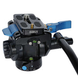 SIRUI ET-1204 Carbon Fiber Tripod with video head VA-5X 6