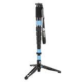 SIRUI P-326SR Multifunction Carbon Monopod with VH-10X Pro Fluid Video Head - PSR Series in a compact design.