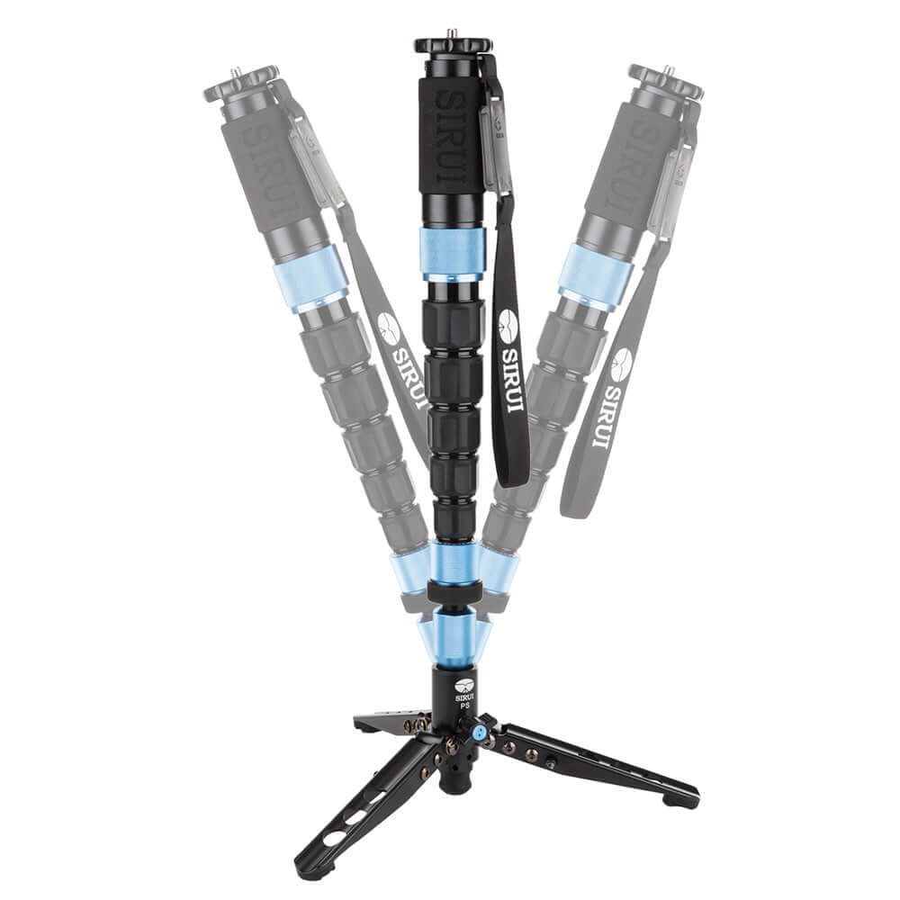SIRUI P-426SR Multifunction Carbon Monopod with VH-10 Fluid Video Head - PSR Series, adjustable and compact design.