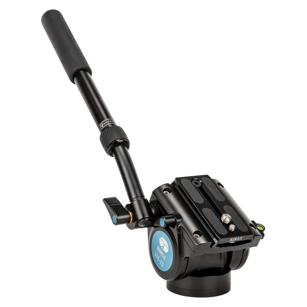SIRUI P-426SR Multifunction Carbon Monopod with VH-10 Fluid Video Head - PSR Series Fluid Video Head close-up image.
