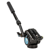 SIRUI P-426SR Multifunction Carbon Monopod with VH-10 Fluid Video Head - PSR Series Fluid Video Head close-up image.