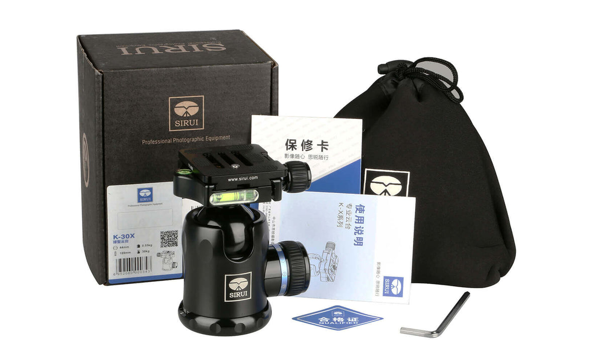 SIRUI KX-Series K-30X Aluminium Tripod Head with TY-Series Plate 2