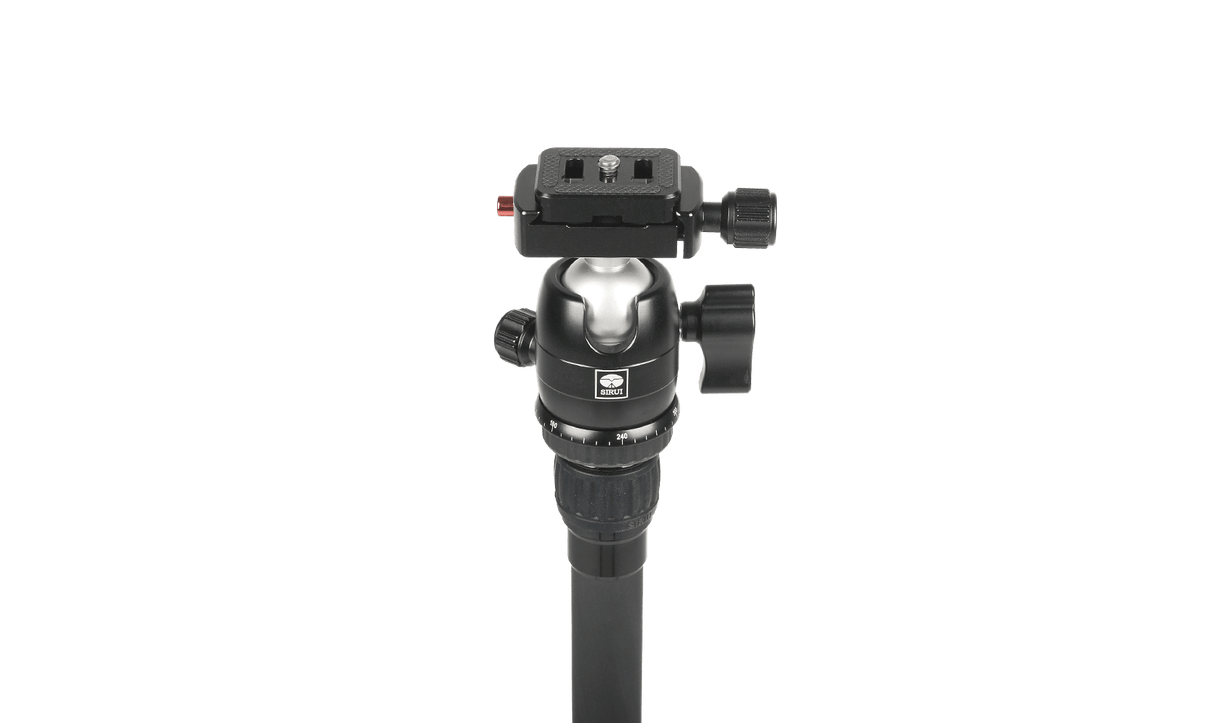 Sirui T-0S Series Travel Tripod with B-00 Ball Head (Black, Carbon Fiber) T-025SK+B-00K 3