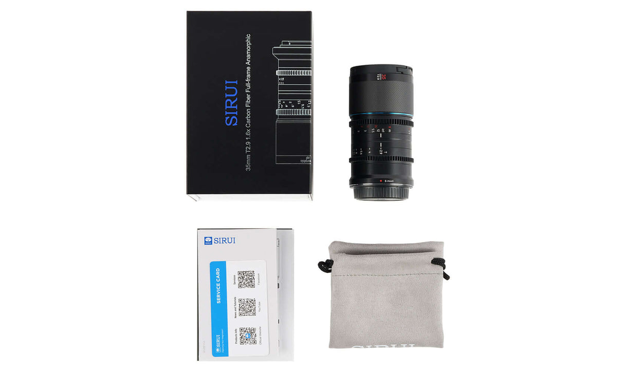 SIRUI Saturn 35/50/75mm Full-frame Carbon Fiber Anamorphic Lens 20
