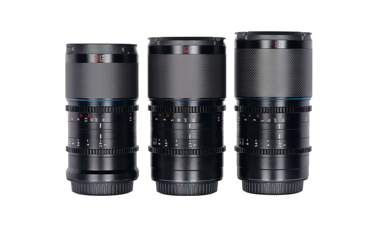 SIRUI Saturn 35/50/75mm Full-frame Carbon Fiber Anamorphic Lens 16