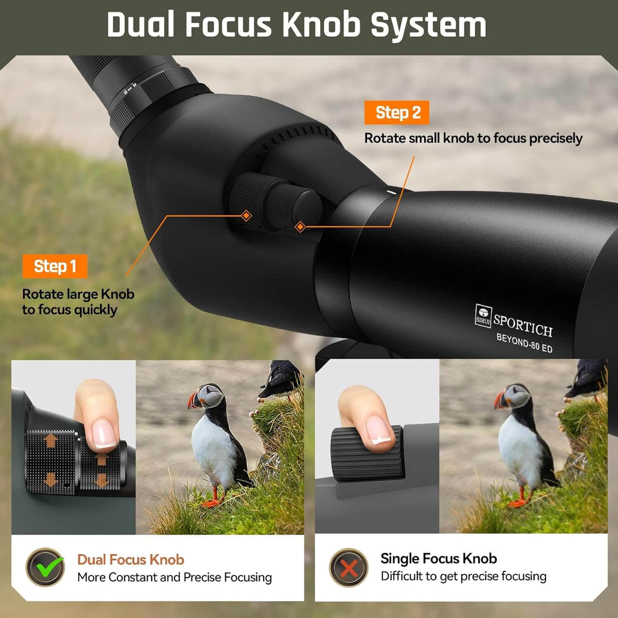 SIRUI Beyond S6080A Spotting Scopes For Hunting & Observation 11