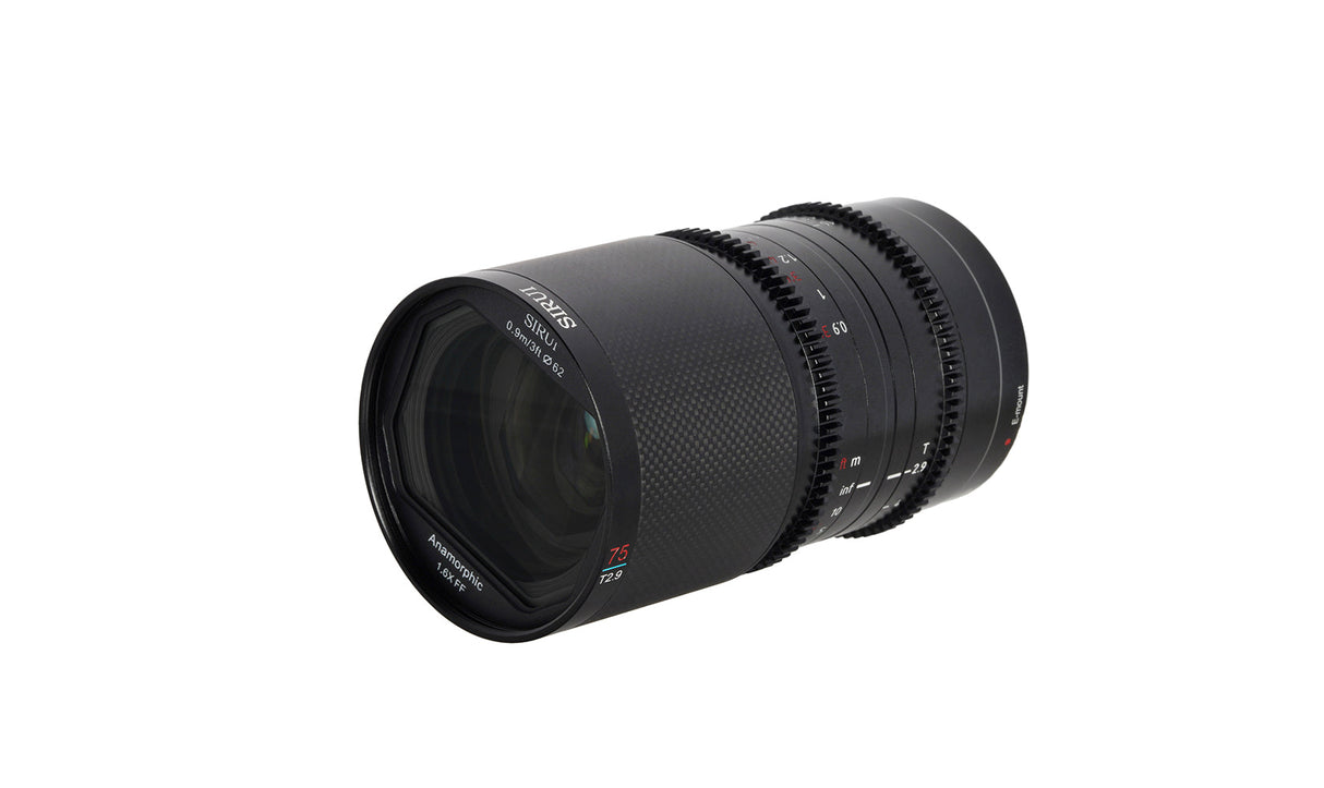 Sirui Saturn 35/50/75 มม. Full-Frame Carbon Fiber Anamorphic เลนส์