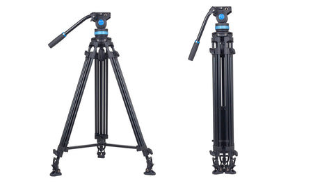 SIRUI AM-25S Aluminum Video Tripod with 360 Degree Fluid Head