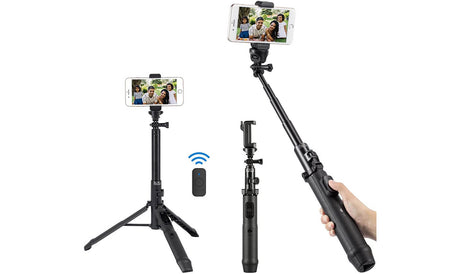 SIRUI MS-01K Extendable Selfie Stick Tripod Stand for Phones