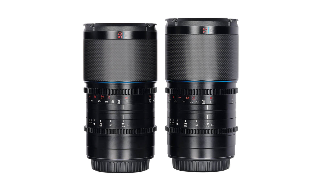 Sirui Saturn 35/50/75 มม. Full-Frame Carbon Fiber Anamorphic เลนส์