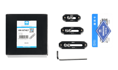 SIRUI 3-Sized NATO Rail Set Designed for NATO Clamp Accessories AM-NT467