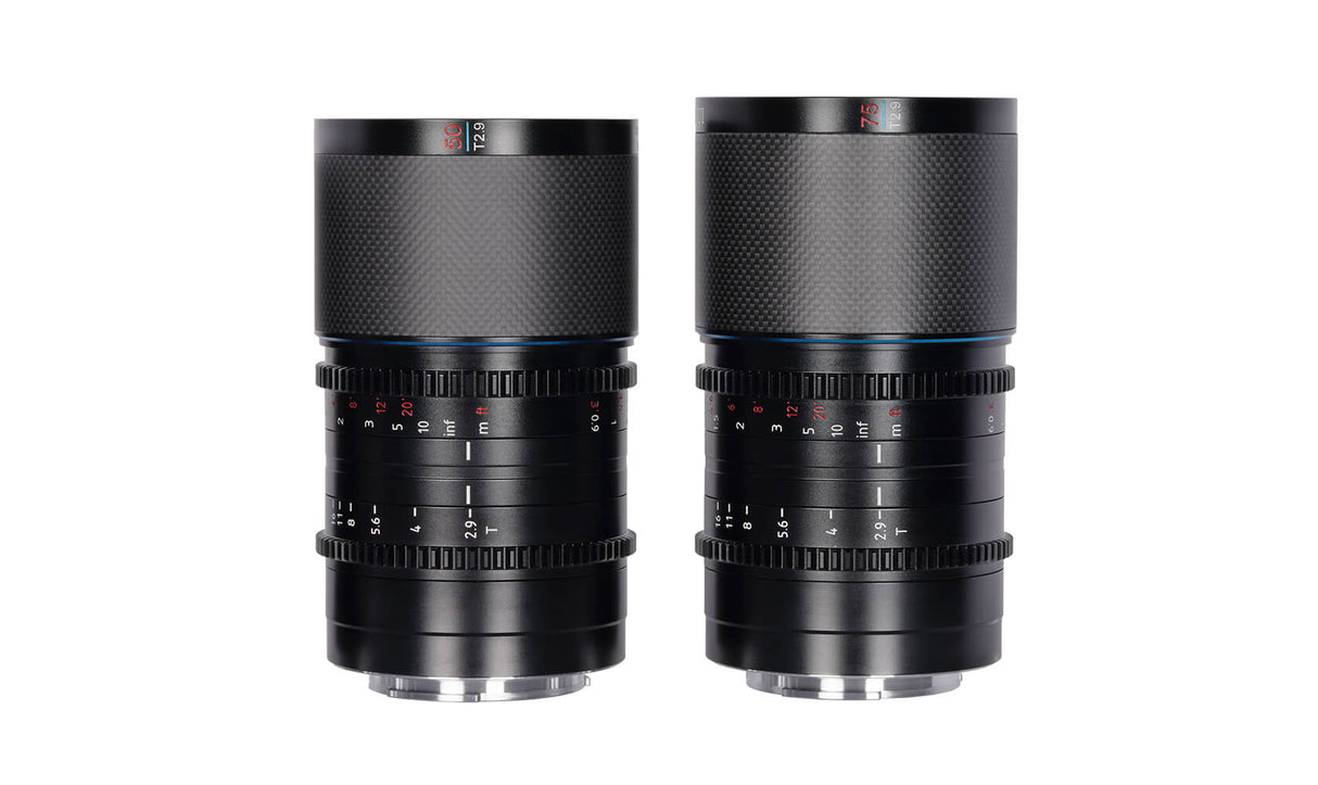 Sirui Saturn 35/50/75 มม. Full-Frame Carbon Fiber Anamorphic เลนส์