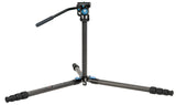 SIRUI Lightweight AM-124 Carbon Fiber Tripod with AM-5V Fluid Head