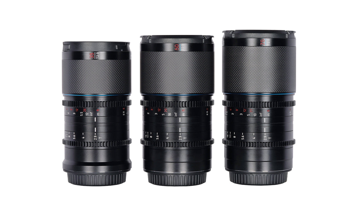 Saturn 50/ 75mm Full-frame Carbon Fiber Anamorphic Lens