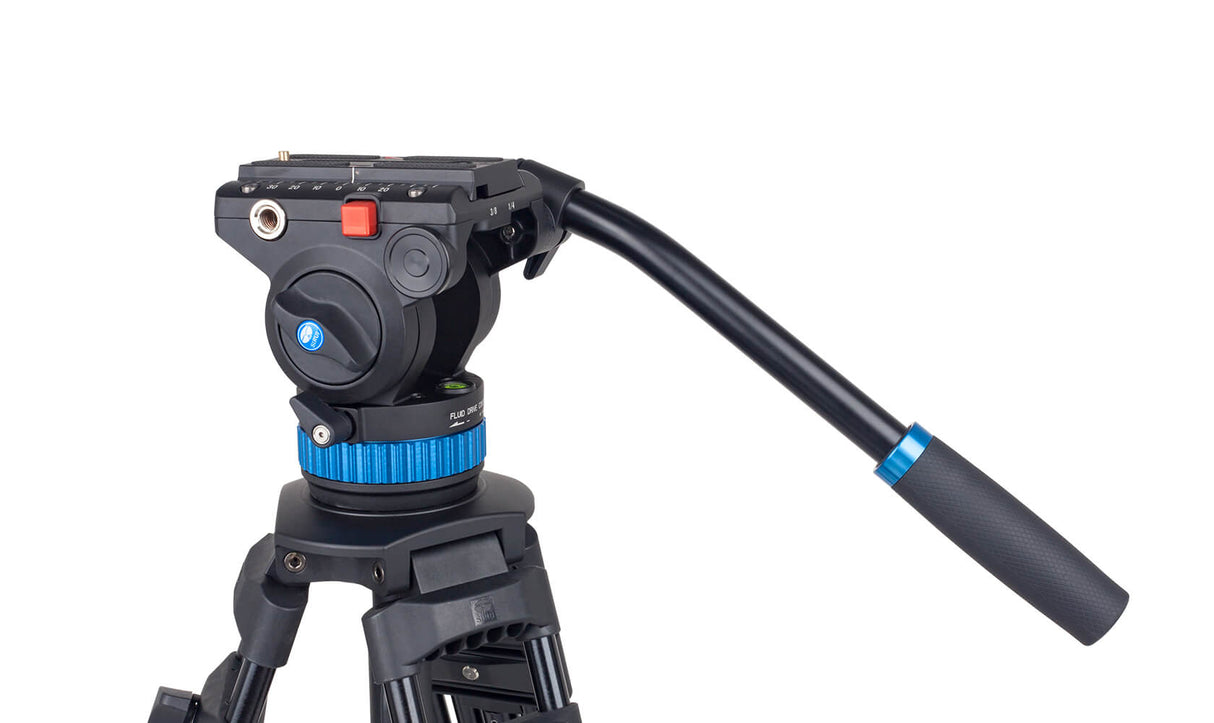 SIRUI AM-15S Aluminum Video Tripod with 360 Degree Fluid Head