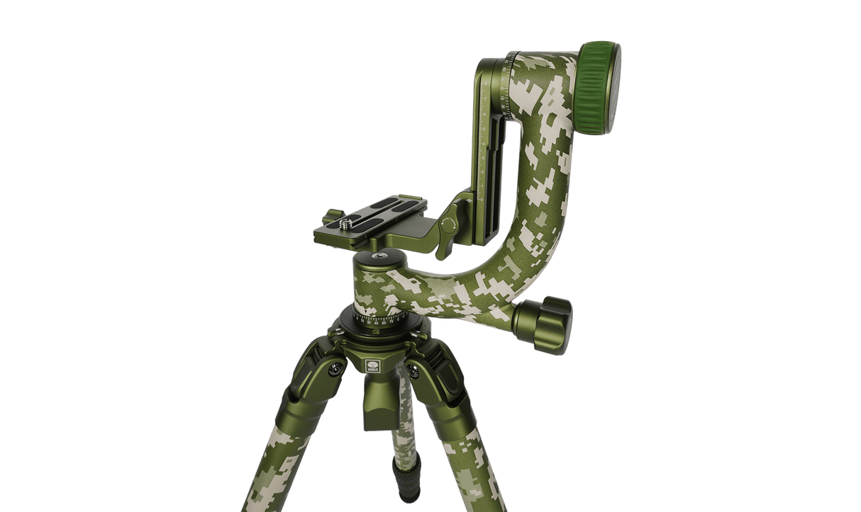 SIRUI 2 In 1 Explorer Series Camouflage Outdoor Tripod Kit CT-3204+CH20