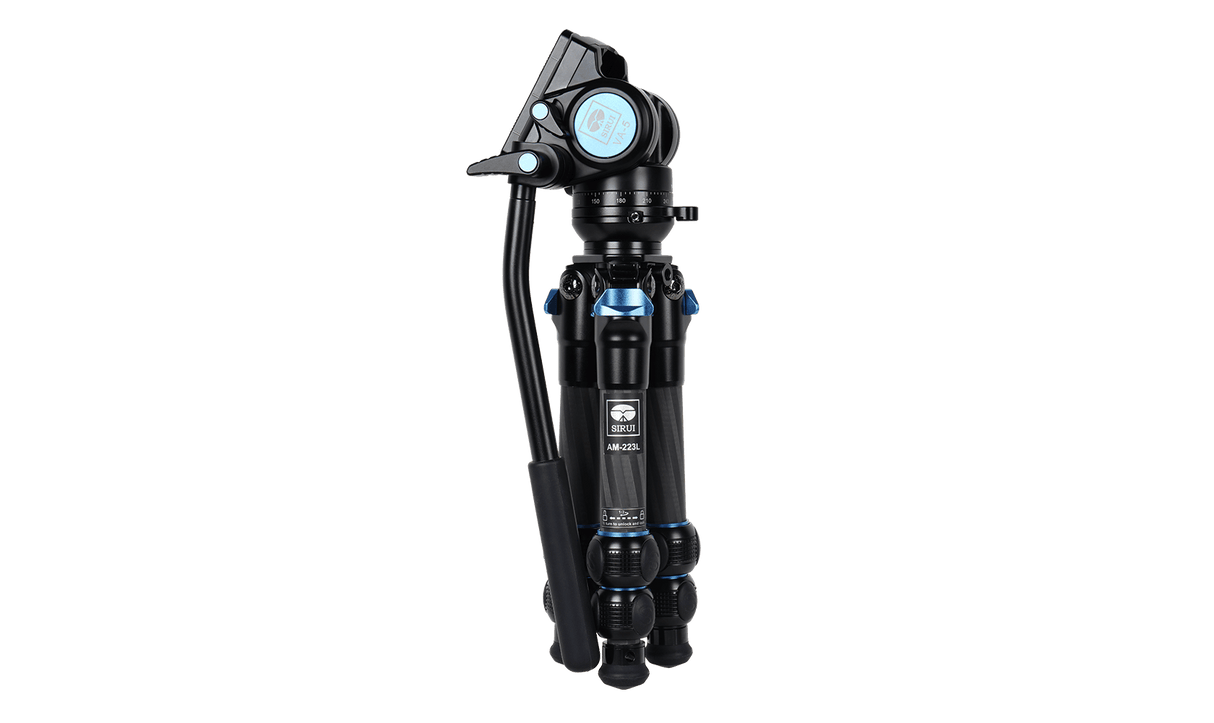 SIRUI Steel Series Video Fluid Tripods Kit AM-223L+VA-5