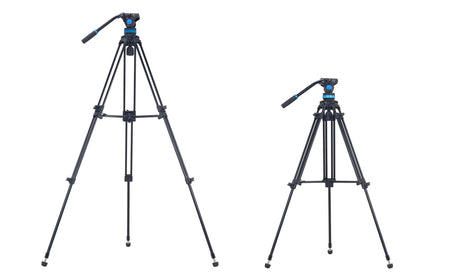 SIRUI AM-15S Aluminum Video Tripod with 360 Degree Fluid Head