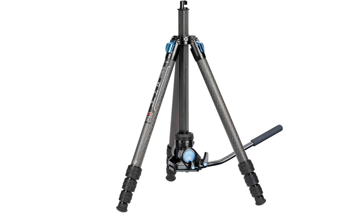 SIRUI Lightweight AM-124 Carbon Fiber Tripod with AM-5V Fluid Head