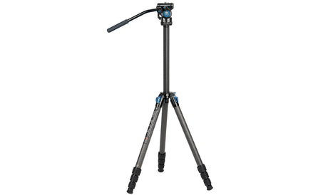 SIRUI Lightweight AM-124 Carbon Fiber Tripod with AM-5V Fluid Head