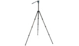 SIRUI Lightweight AM-124 Carbon Fiber Tripod with AM-5V Fluid Head