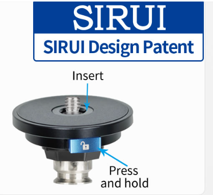 Quick release mounting Plate for P-325/424FS/L